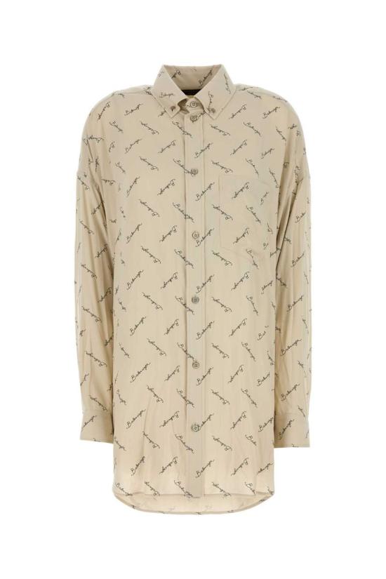 25SS 발렌시아가 셔츠 773300TRLB19711 Beige - BALENCIAGA