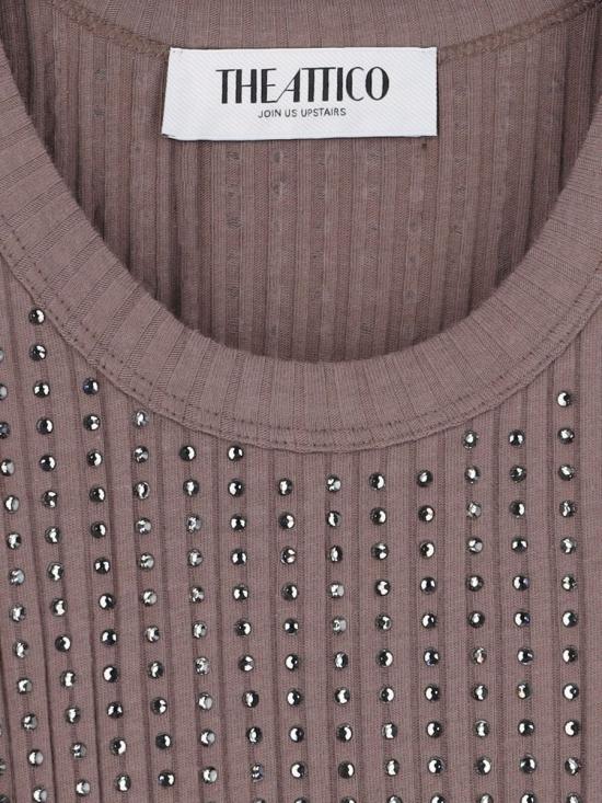 25SS 디 아티코 숏 원피스 250WCW00206 JJJ051TR875 BROWN - THE ATTICO