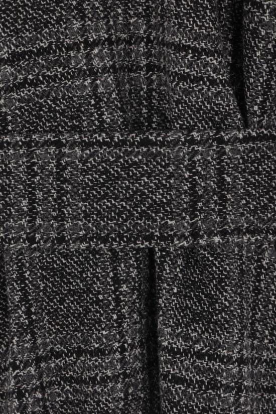 25FW 발렌시아가 원 레이어 레글런 코트 838934TSU201269 GREY BLACK - BALENCIAGA