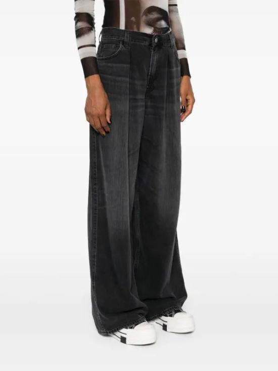 25FW 하이쿠레 데님 팬츠 CANDYBLACK TENCEL Black - HAIKURE