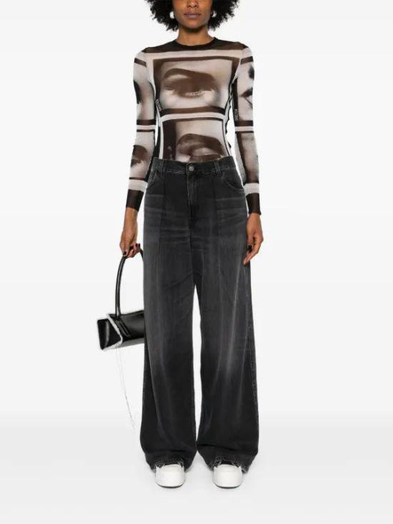 25FW 하이쿠레 데님 팬츠 CANDYBLACK TENCEL Black - HAIKURE