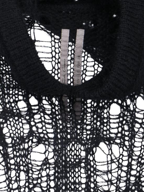 24FW 릭 오웬스 터틀넥 RP02D3600 KNETMH09 Black - RICK OWENS