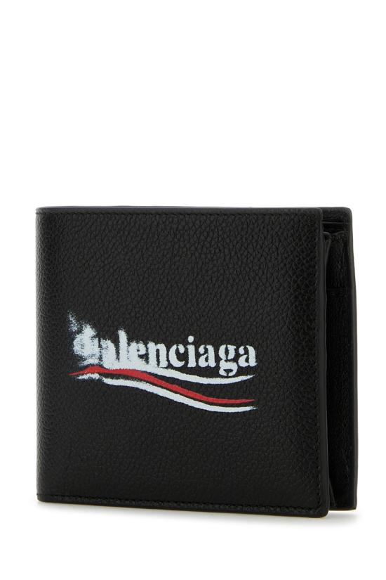 25FW 발렌시아가 남성지갑 5943152AA3B 1000 Black - BALENCIAGA