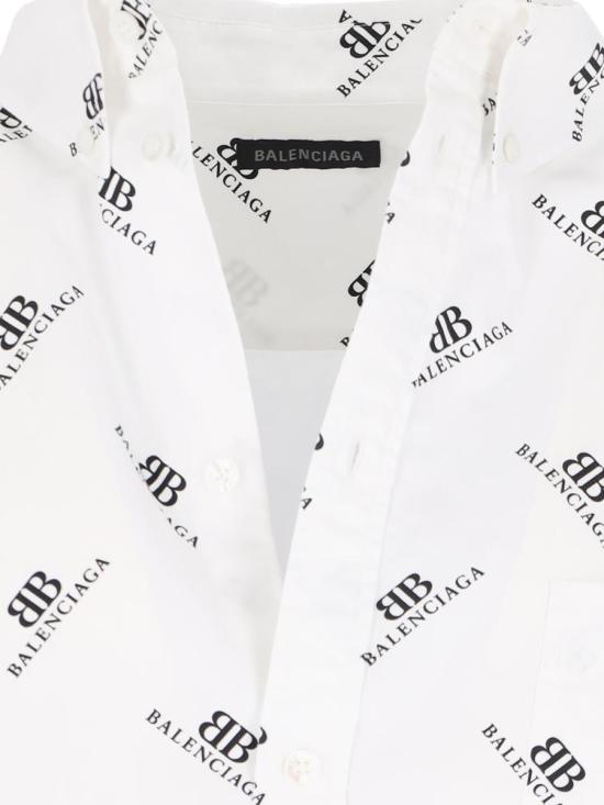 24FW 발렌시아가 긴팔 셔츠 662983 TQL149040 WHITE - BALENCIAGA