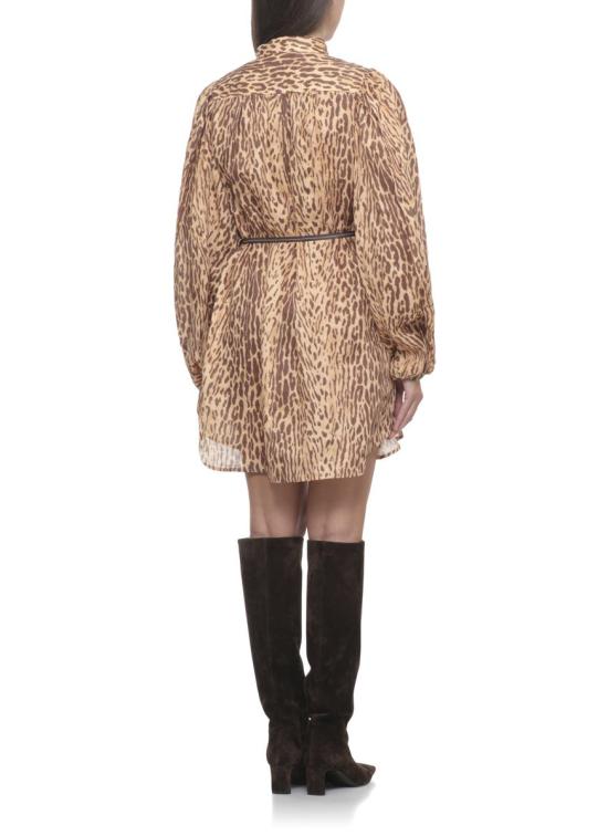 25FW 짐머만 숏 원피스 4593DSS255TNLP BROWN - ZIMMERMANN