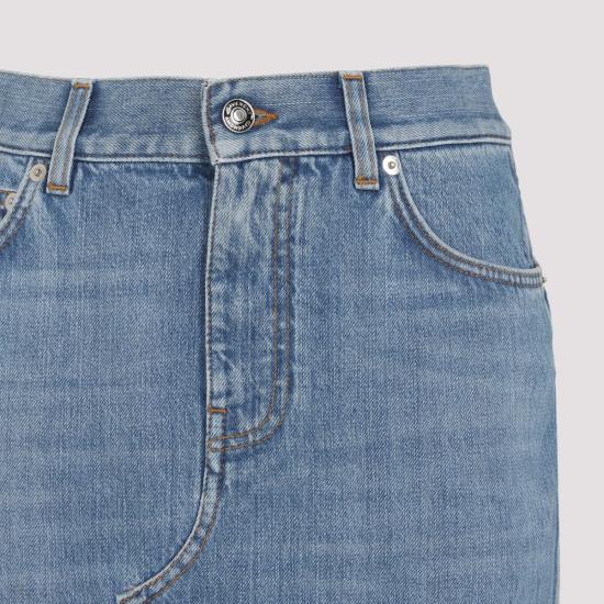 25FW 지방시 데님 스커트 BW40Z9516F 420 BLUE - GIVENCHY