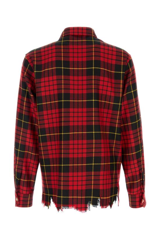  알렉산더 맥퀸 긴팔 셔츠 805529QUABW 6120 REDBLACKYELLOW - ALEXANDER MCQUEEN
