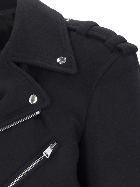 24FW 발망 바이커 자켓 DH1TD512WC680PA Black - BALMAIN