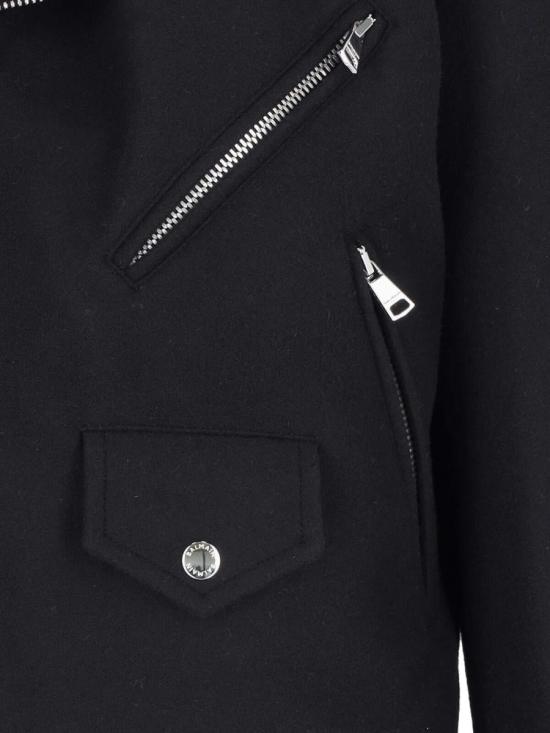 24FW 발망 바이커 자켓 DH1TD512WC680PA Black - BALMAIN