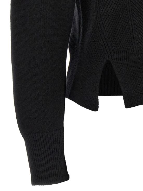24FW 알렉산더 맥퀸 스웨터 798349Q1BAP1000 Black - ALEXANDER MCQUEEN