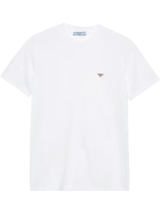 25FW 프라다 반팔 티셔츠 35838 15ZG F0009 BIANCO WHITE