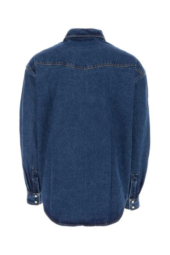  팜앤젤스 폴로 티셔츠 PMYD023R24DEN002 4001 LIGHTBLUEWHIT - PALM ANGELS