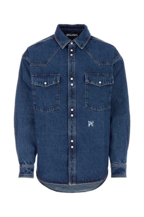  팜앤젤스 폴로 티셔츠 PMYD023R24DEN002 4001 LIGHTBLUEWHIT