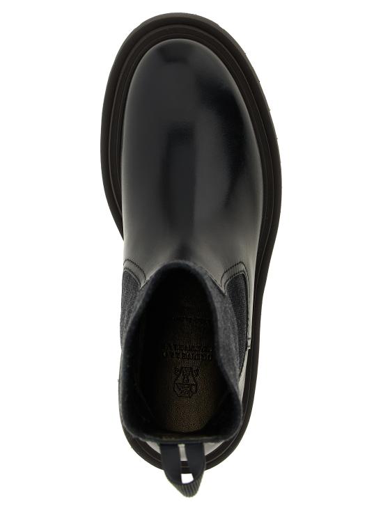 25FW 브루넬로 쿠치넬리 부츠 MZOLG3034C101 Black - BRUNELLO CUCINELLI