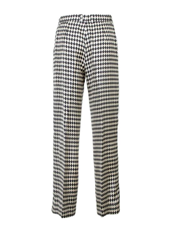 25FW 에스막스마라 스트레이트 팬츠 RIETI001 White Black - 'S MAX MARA