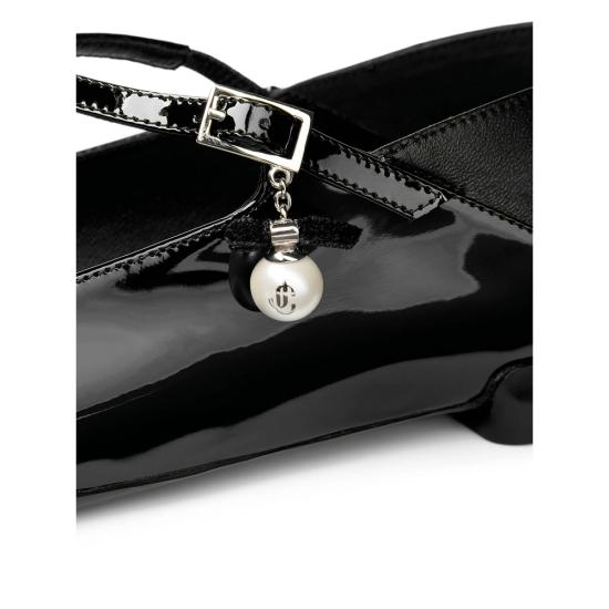 25FW 지미추 플랫 슈즈 ELERI BALLERIN UKQ BLACK - JIMMY CHOO