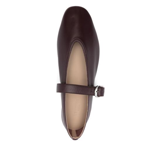 25FW 르 몽드 베릴 플랫 슈즈 STE LEA PLU STELLA PLUM RED - LE MONDE BERYL