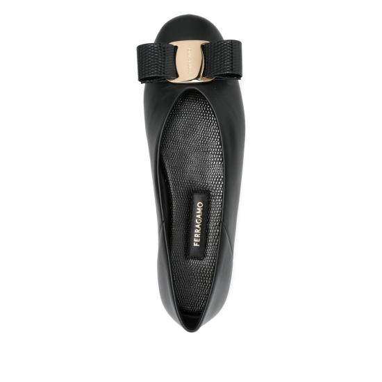 25FW 살바토레 페라가모 플랫 슈즈 01K221 0782883 1C NERO BLACK - SALVATORE FERRAGAMO