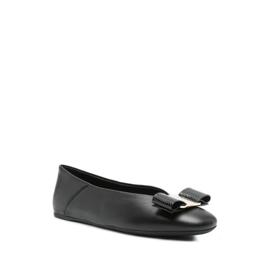 25FW 살바토레 페라가모 플랫 슈즈 01K221 0782883 1C NERO BLACK - SALVATORE FERRAGAMO