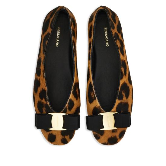 25FW 살바토레 페라가모 플랫 슈즈 01J841 0781750 1C NERO BROWN - SALVATORE FERRAGAMO