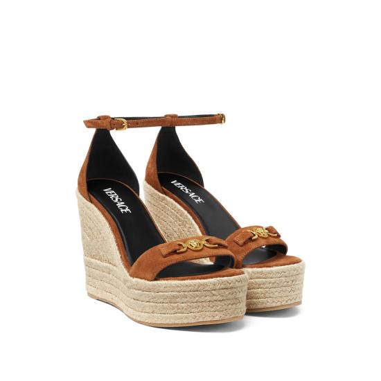 25FW 베르사체 슈즈 1A15226 1014100 1NI0V BROWN - VERSACE