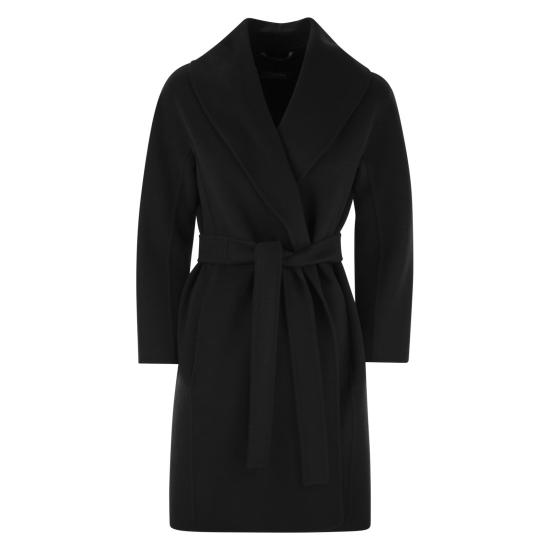  에스막스마라 메시 코트 2529016061600 BLACK