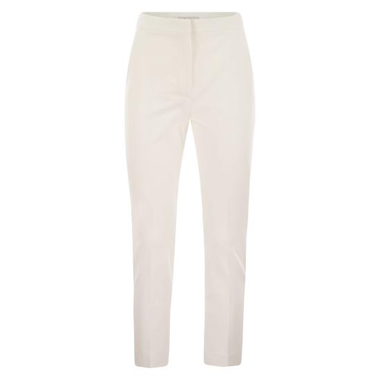  막스마라 스트레이트 팬츠 2521786021600 WHITE