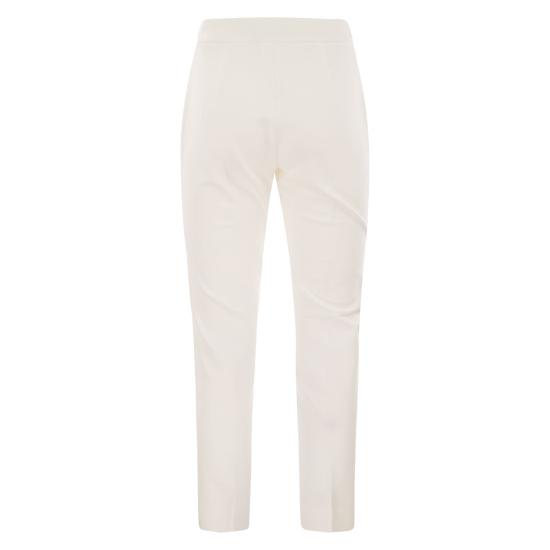  막스마라 스트레이트 팬츠 2521786021600 WHITE - MAX MARA
