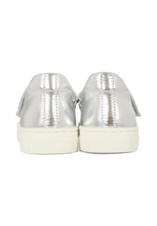 25FW [키즈] 모스키노 플랫 슈즈 81828 VAR1 SILVER - MOSCHINO