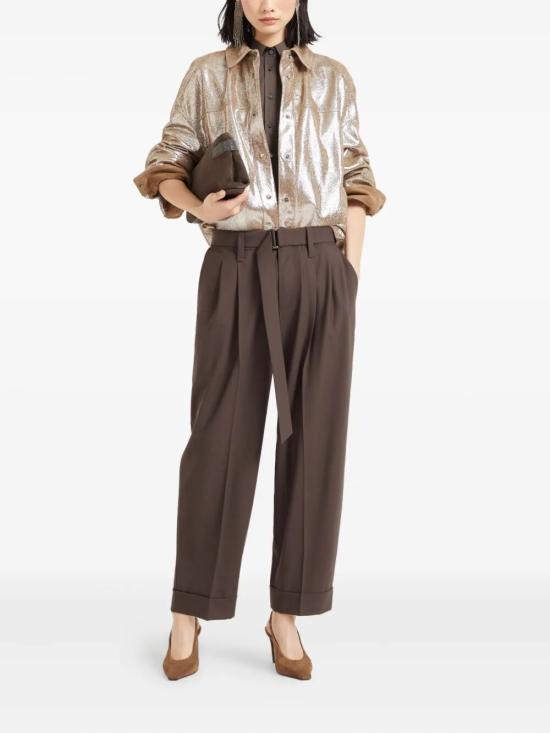 25FW 브루넬로 쿠치넬리 셔츠 M0091ND806 C8705 BROWN - BRUNELLO CUCINELLI