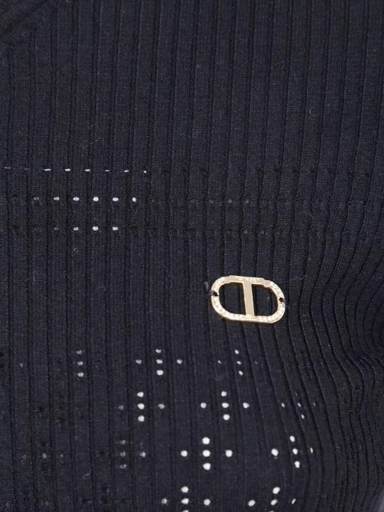 25FW 트윈셋 스웨터 252TP3241 00006 BLACK - TWINSET