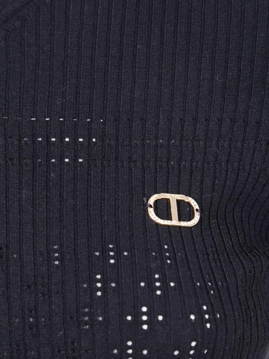 25FW 트윈셋 스웨터 252TP3241 00006 BLACK - TWINSET