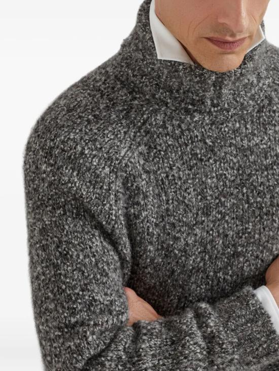25FW 브루넬로 쿠치넬리 터틀넥 스웨터  M2B300703 C074 DARK GREY - BRUNELLO CUCINELLI