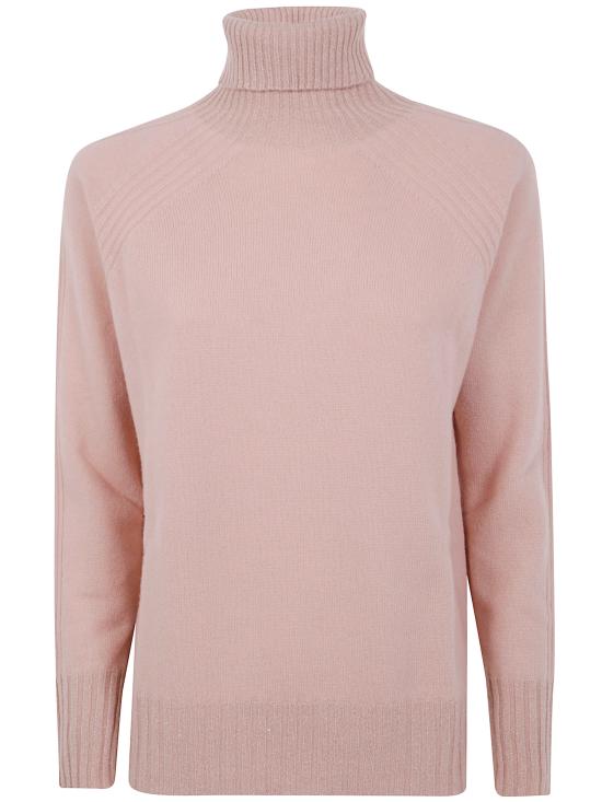 25FW 트윈셋 터틀넥 252TP3582 12801 DUSTY PINK LUREX