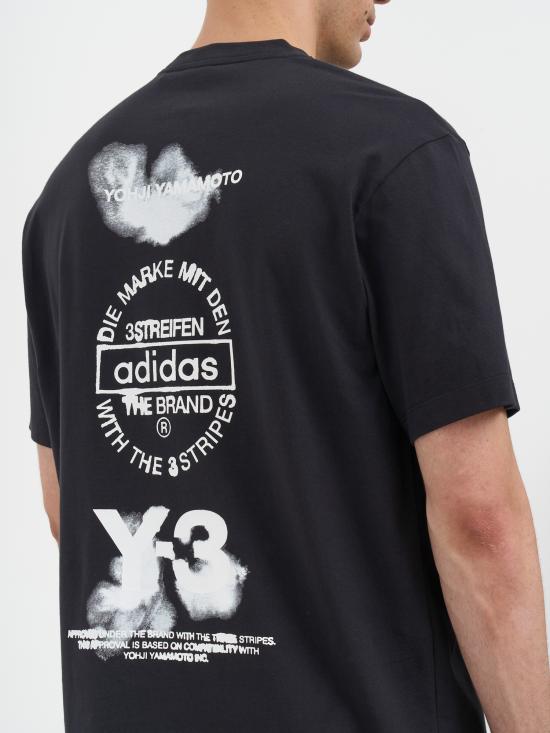 25FW 와이쓰리 반팔 티셔츠 MJX4745 Black - Y-3