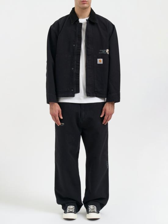 25FW 칼하트 WIP 스트레이트 팬츠 MI0355608960 Black - CARHARTT WIP