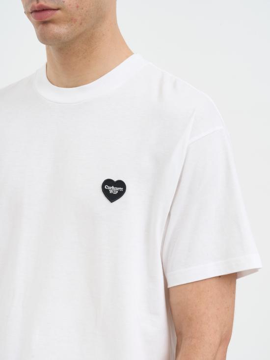 25FW 칼하트 WIP 반팔 티셔츠 MI03520302XX White - CARHARTT WIP