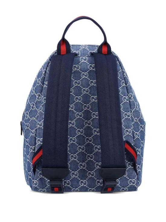 25FW [키즈] 구찌 데님 모노그램 백팩 782708 FAEI7 4242 DENIM AZUL BLUE BRB - GUCCI