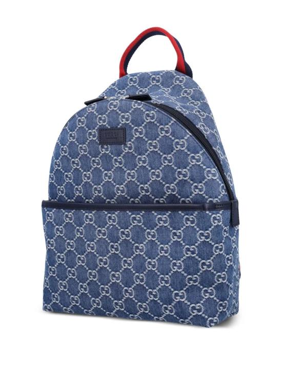 25FW [키즈] 구찌 데님 모노그램 백팩 782708 FAEI7 4242 DENIM AZUL BLUE BRB - GUCCI