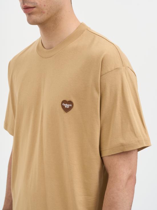 25FW 칼하트 WIP 반팔 티셔츠 MI03520307EXX Beige - CARHARTT WIP