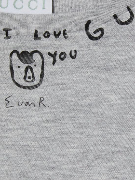 25FW [키즈] 구찌 티셔츠 547559 XJHFC 1183 LIGHT GREY MELANGE MIX - GUCCI