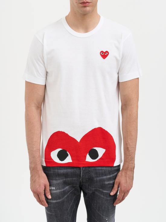 26SS 꼼데가르송 반팔 티셔츠 LAXT034051 White