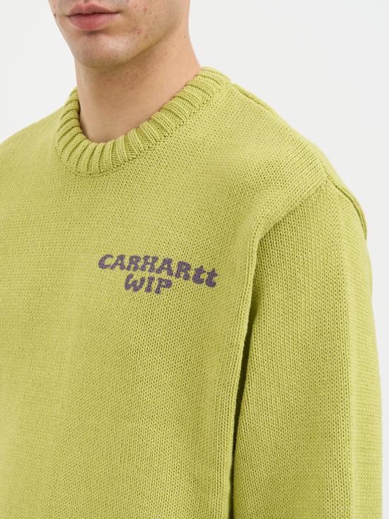 25FW 칼하트 WIP 스웨터 MI0367312ZTXX Yellow - CARHARTT WIP