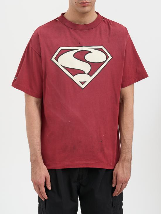 26SS 세인트 미카엘 반팔 티셔츠 LSMHR80000030 Bordeaux