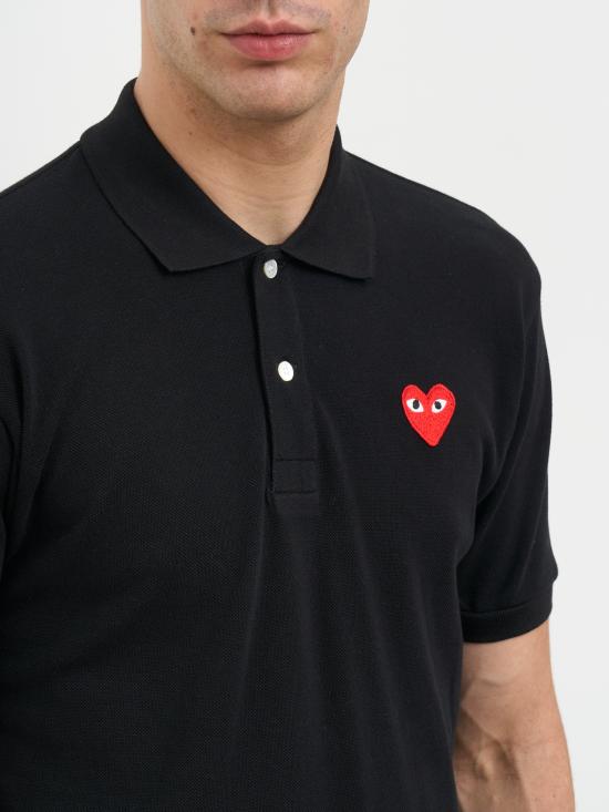 26SS 꼼데가르송 폴로 티셔츠 LAXT006051 Black - COMME DES GARCONS