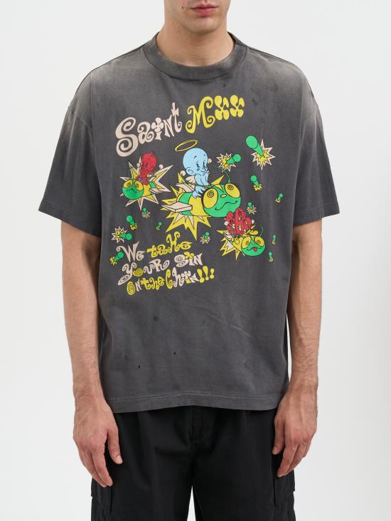 26SS 세인트 미카엘 반팔 티셔츠 LSMHR80000014 Grey