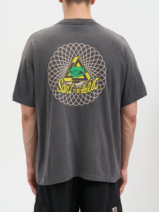 26SS 세인트 미카엘 반팔 티셔츠 LSMHR80000014 Grey - SAINT MXXXXXX