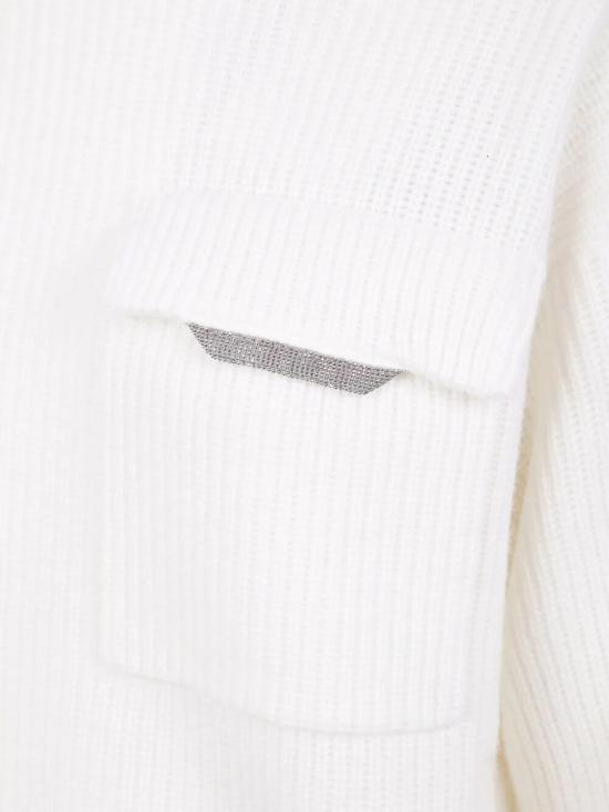 25FW 브루넬로 쿠치넬리 터틀넥 M12721704 C2723 PANAMA WHITE - BRUNELLO CUCINELLI