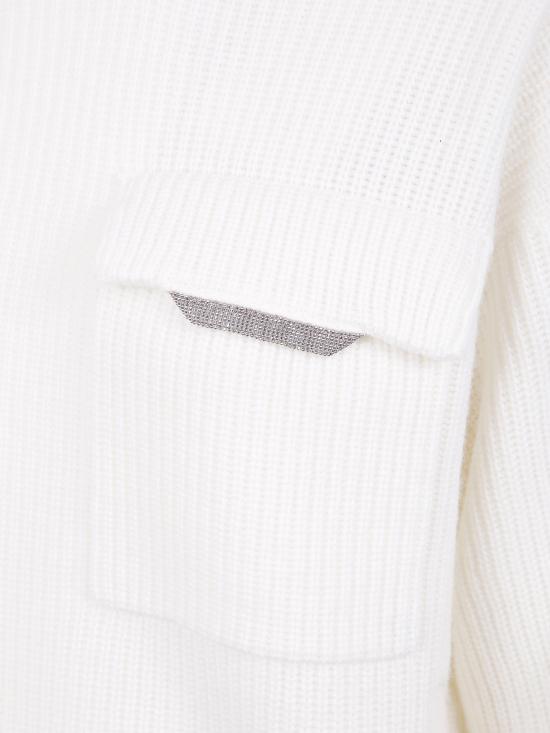 25FW 브루넬로 쿠치넬리 터틀넥 M12721704 C2723 PANAMA WHITE - BRUNELLO CUCINELLI