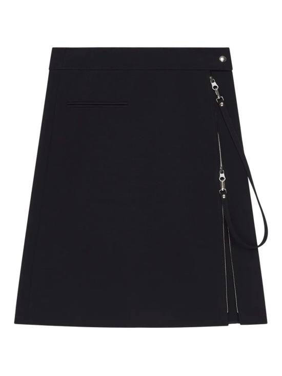 25FW 쿠레쥬 미디 스커트 325CJU278WO0143 9999 BLACK
